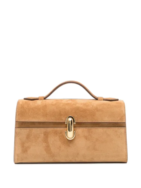 Savette  suede top-handle shoulder bag