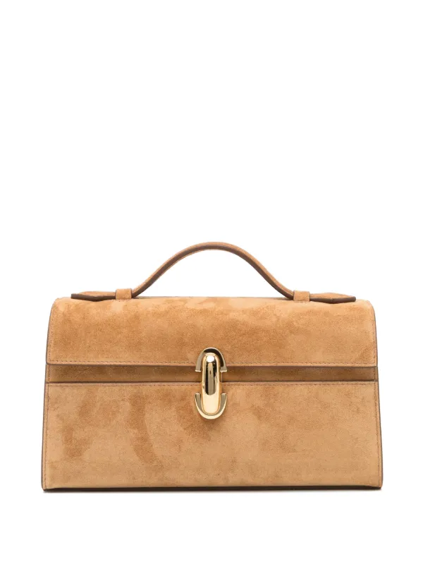 Savette Suede Top-handle Shoulder Bag in Brown