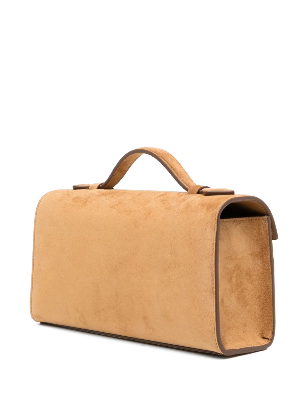 Savette Suede Top-handle Shoulder Bag in Brown, view 3