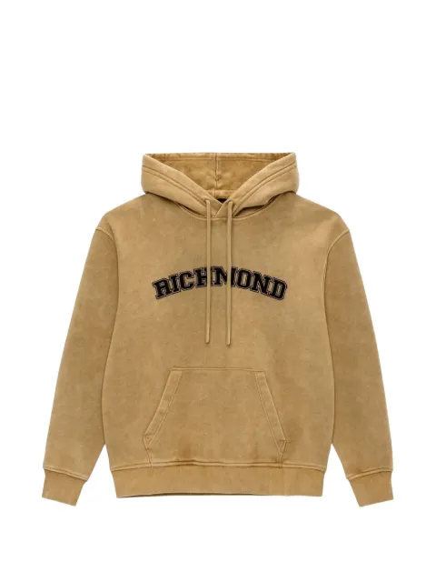 John Richmond Junior logo-embroidered hoodie