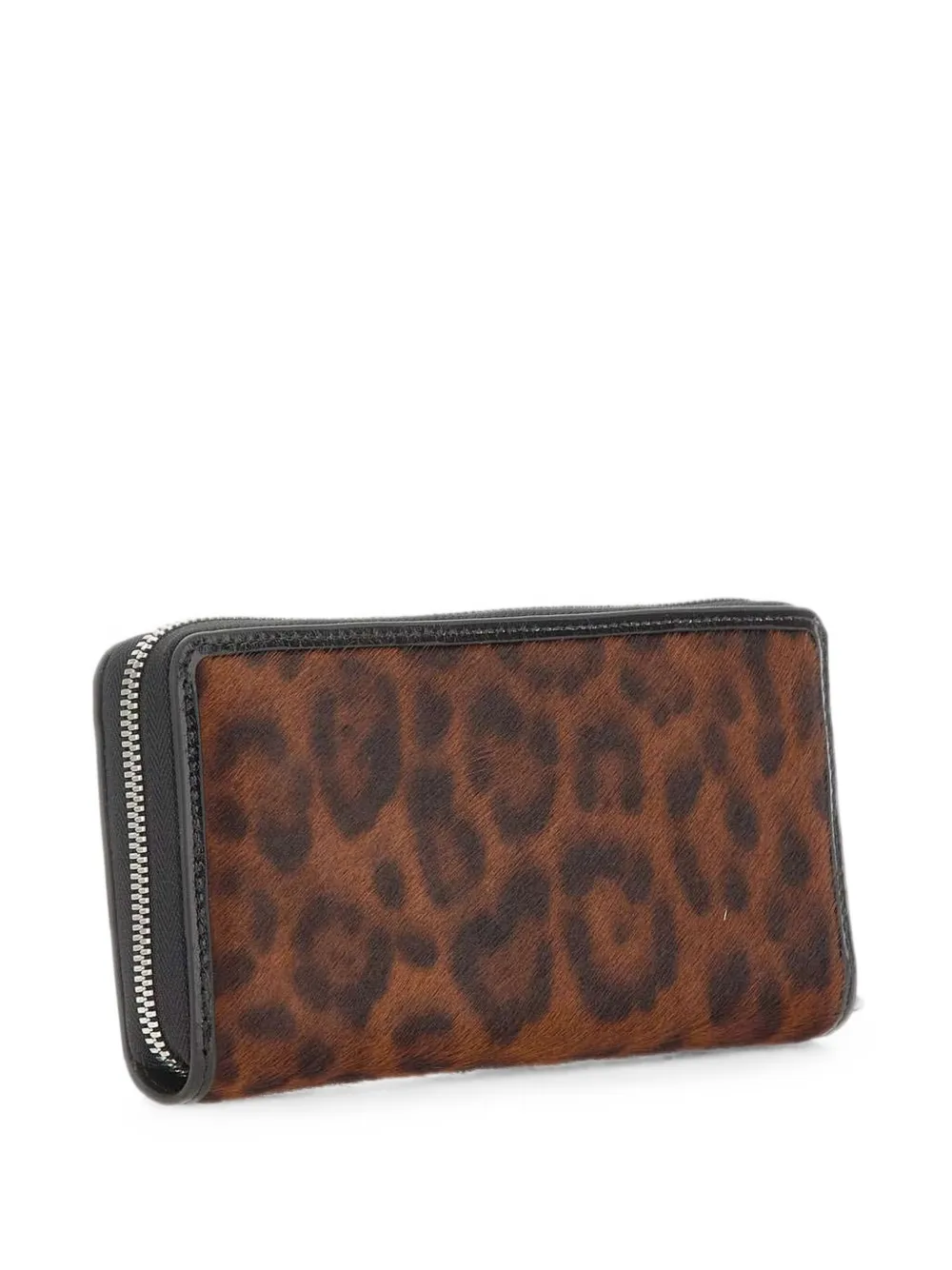 GIANNI CHIARINI Horsy portemonnee met luipaardprint Bruin