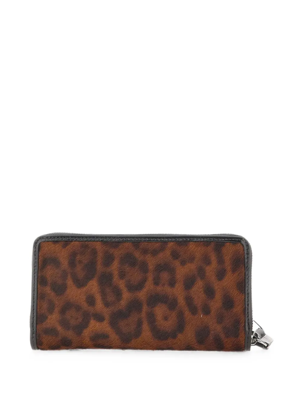 GIANNI CHIARINI Horsy portemonnee met luipaardprint Bruin