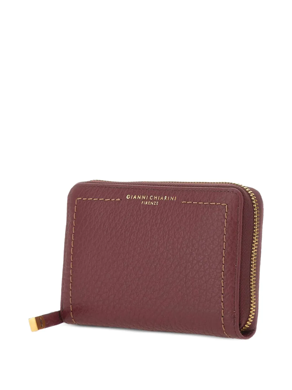 GIANNI CHIARINI Bubble leren portemonnee Rood