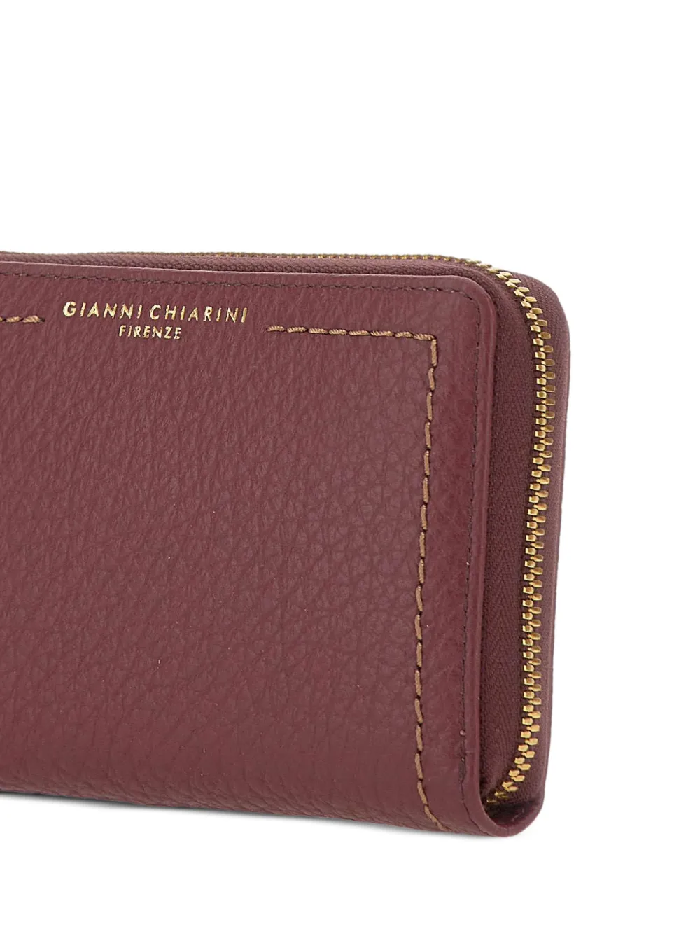 GIANNI CHIARINI Bubble leren portemonnee Rood