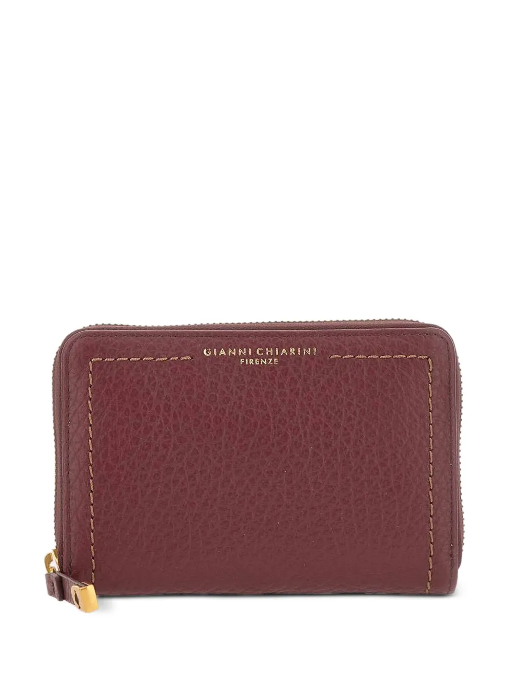 GIANNI CHIARINI Bubble leather wallet - Rosso