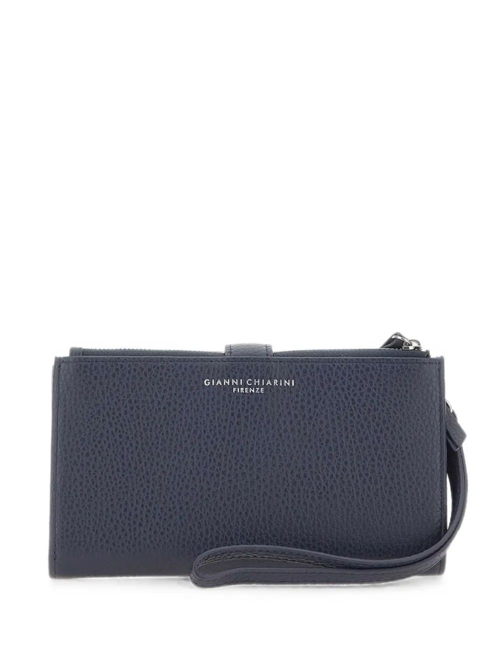 GIANNI CHIARINI Dollaro pebbled leather wallet - Blau