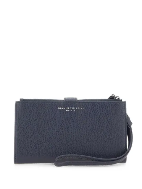 GIANNI CHIARINI Dollaro pebbled leather wallet