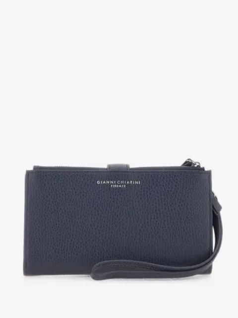 GIANNI CHIARINI Dollaro pebbled leather wallet