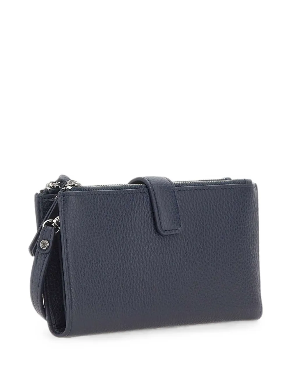 GIANNI CHIARINI Dollaro portemonnee van bewerkt leer Blauw