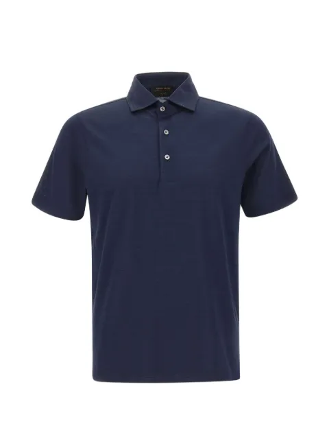 Gran Sasso short-sleeve cotton polo shirt