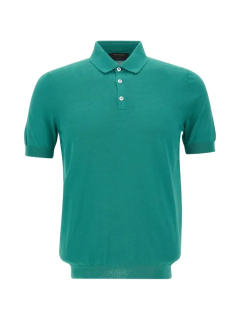 Gran Sasso short-sleeve cotton polo shirt