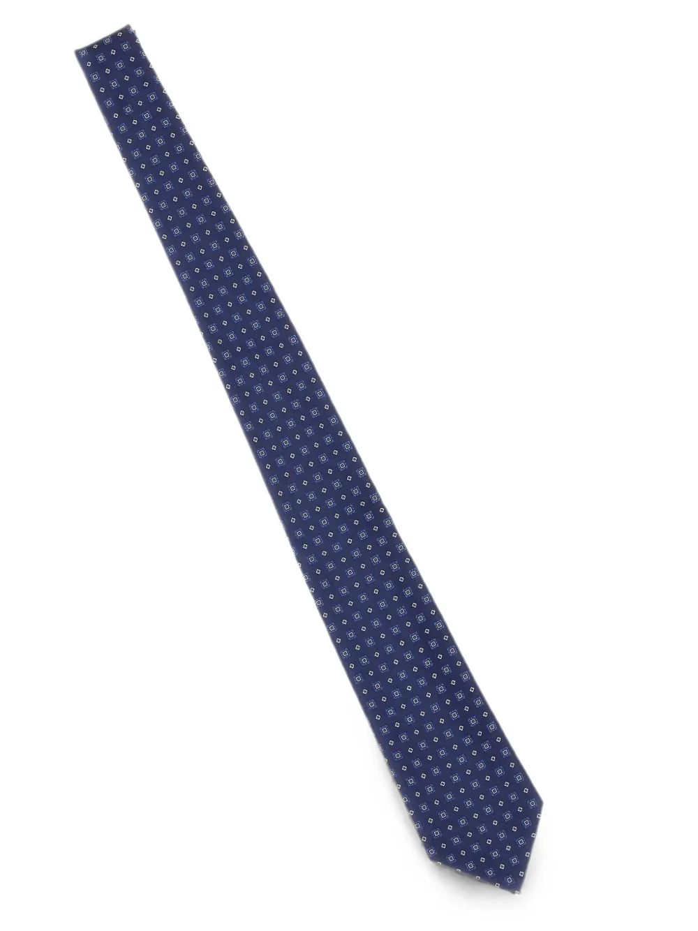 Kiton Stropdas met geometrische print Blauw