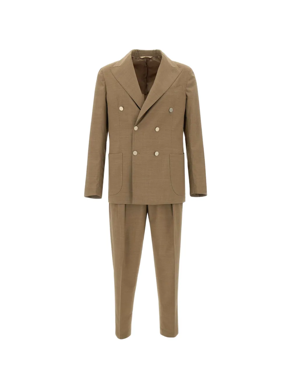 Briglia 1949 타우라시 더블 브레스티드 수트 | 뉴트럴 | Image 1