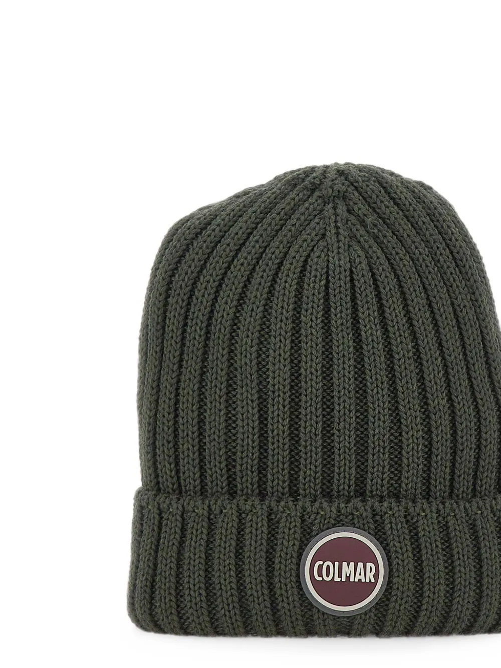 Colmar ribbed-knit beanie hat Groen