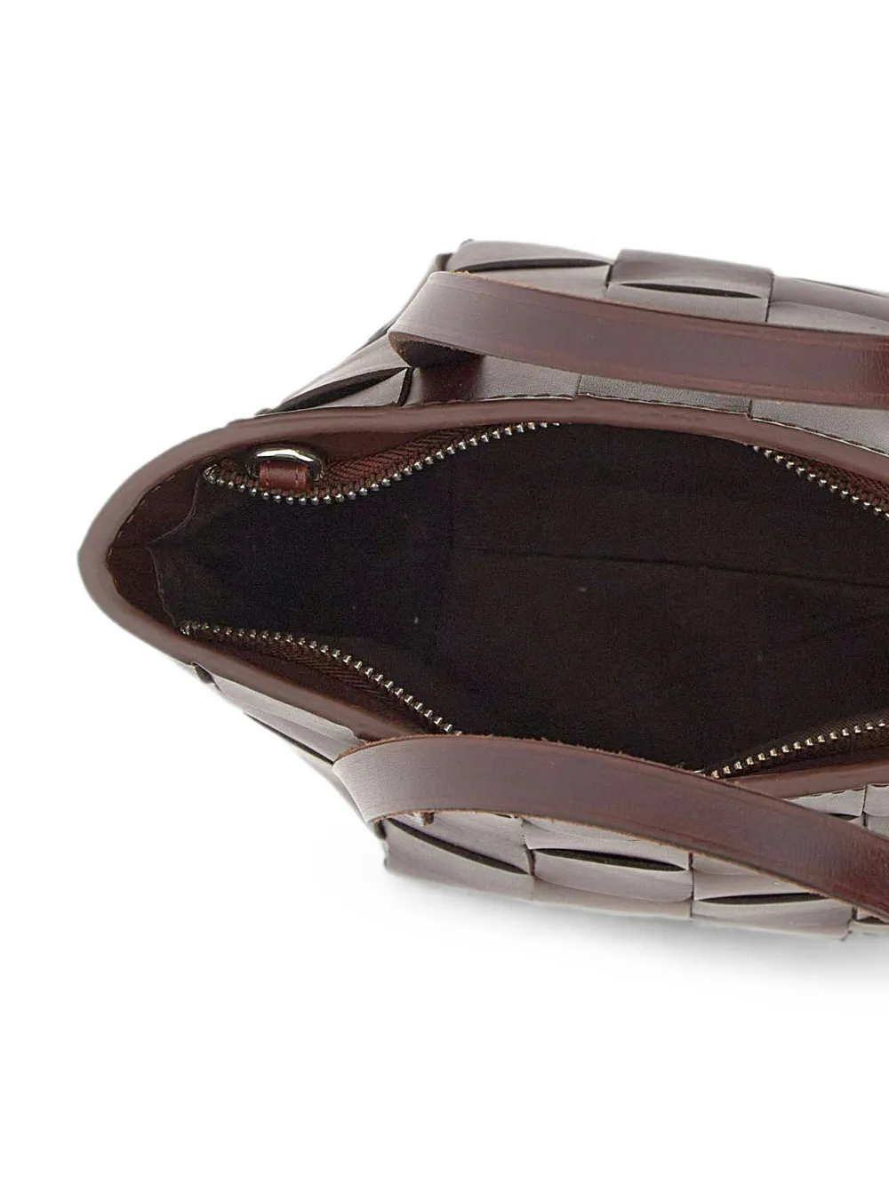DRAGON DIFFUSION Japan geweven leren mini-shopper Bruin