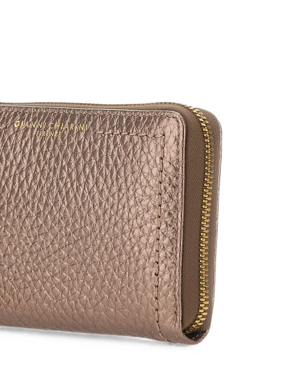 GIANNI CHIARINI Bubble leren portemonnee Bruin