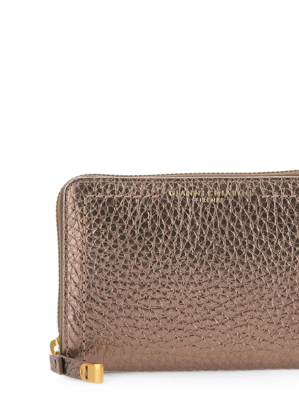 GIANNI CHIARINI Bubble leren portemonnee Bruin