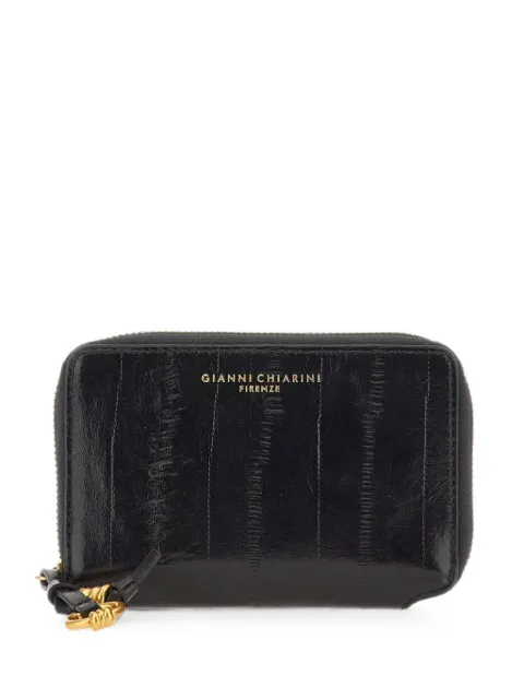 GIANNI CHIARINI small eel-print leather wallet