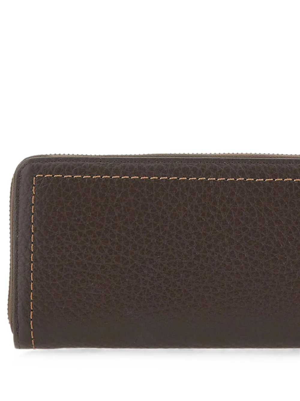 GIANNI CHIARINI Grote Bubble leren portemonnee Bruin