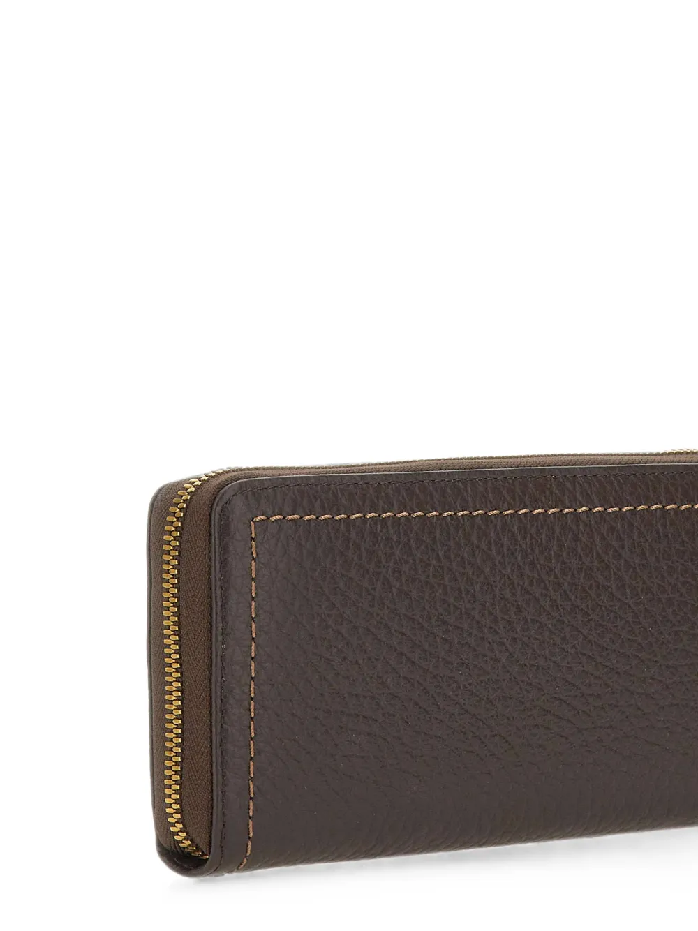 GIANNI CHIARINI Grote Bubble leren portemonnee Bruin