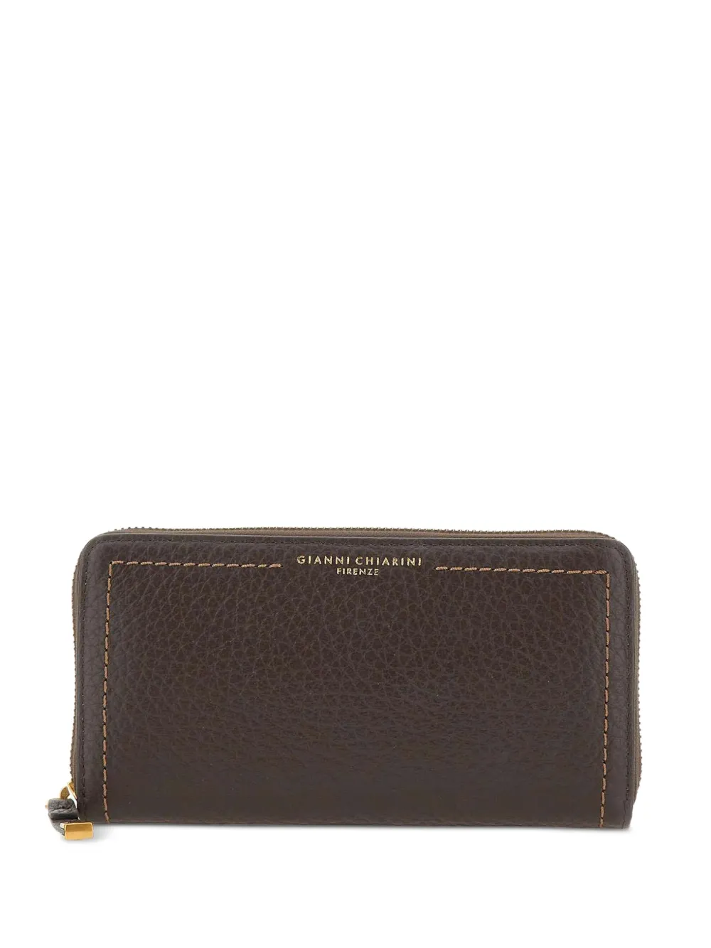 GIANNI CHIARINI large Bubble leather wallet - Braun