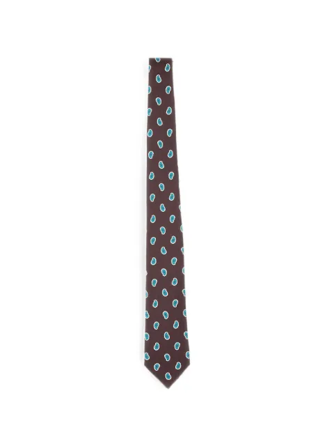 Kiton paisley-pattern tie