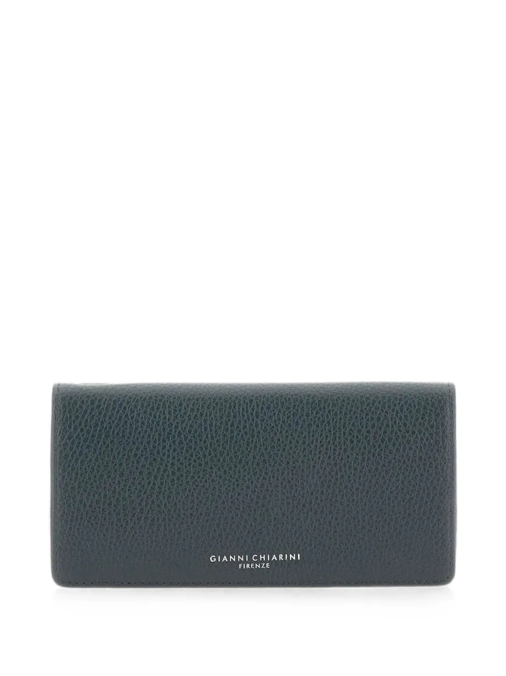 GIANNI CHIARINI Grain pebbled leather wallet - Blau