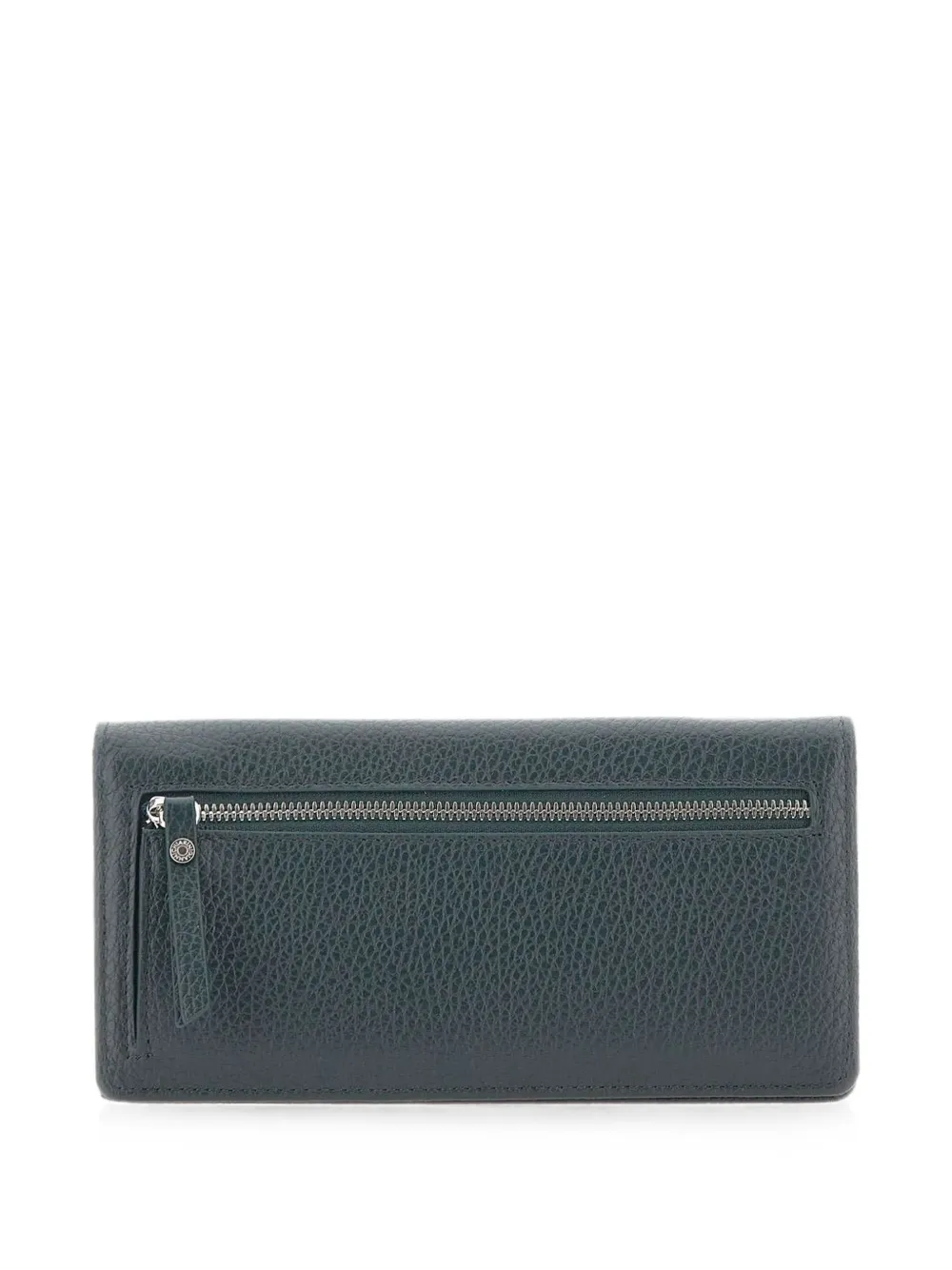 GIANNI CHIARINI Grain portemonnee van bewerkt leer Blauw