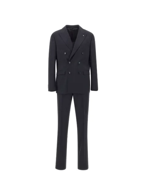 Manuel Ritz double-breasted virgin wool suit