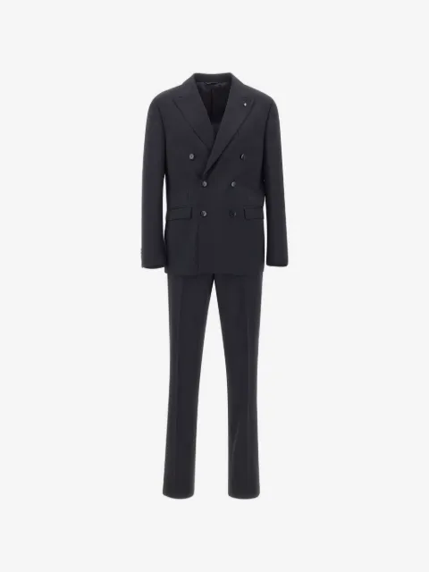Manuel Ritz double-breasted virgin wool suit