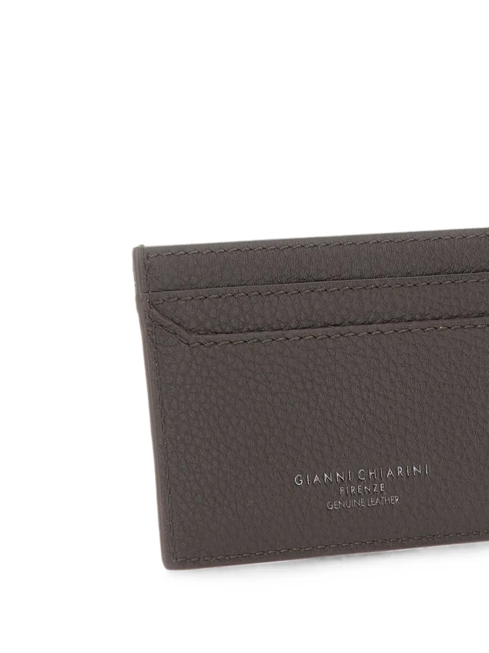 GIANNI CHIARINI Leren pasjeshouder Bruin