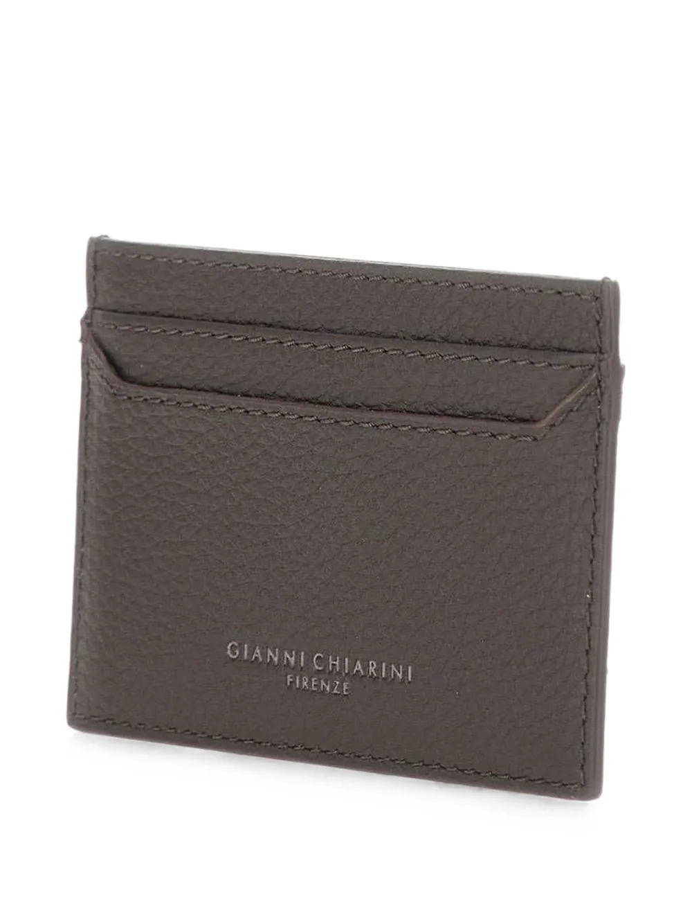 GIANNI CHIARINI Leren pasjeshouder Bruin