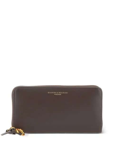 GIANNI CHIARINI logo-embossed leather wallet
