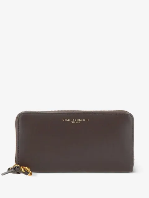 GIANNI CHIARINI logo-embossed leather wallet