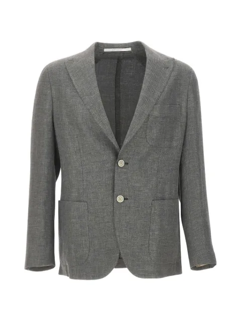 Eleventy single-breasted peak-lapel blazer