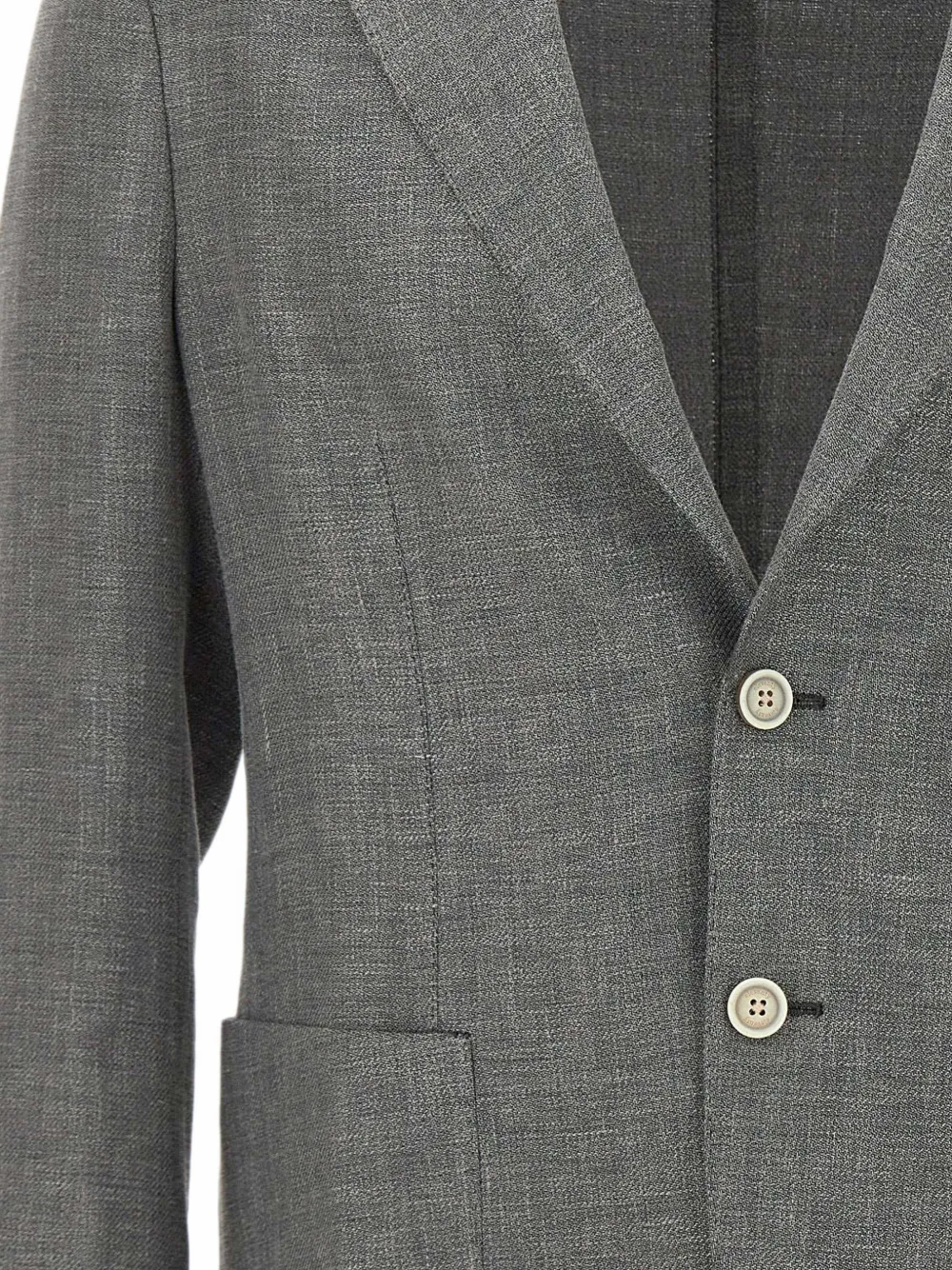 Eleventy Blazer met enkele rij knopen Grijs