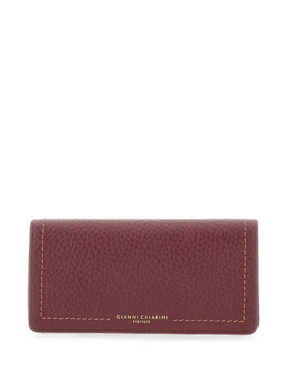 GIANNI CHIARINI Bubble grain-leather wallet - Rot