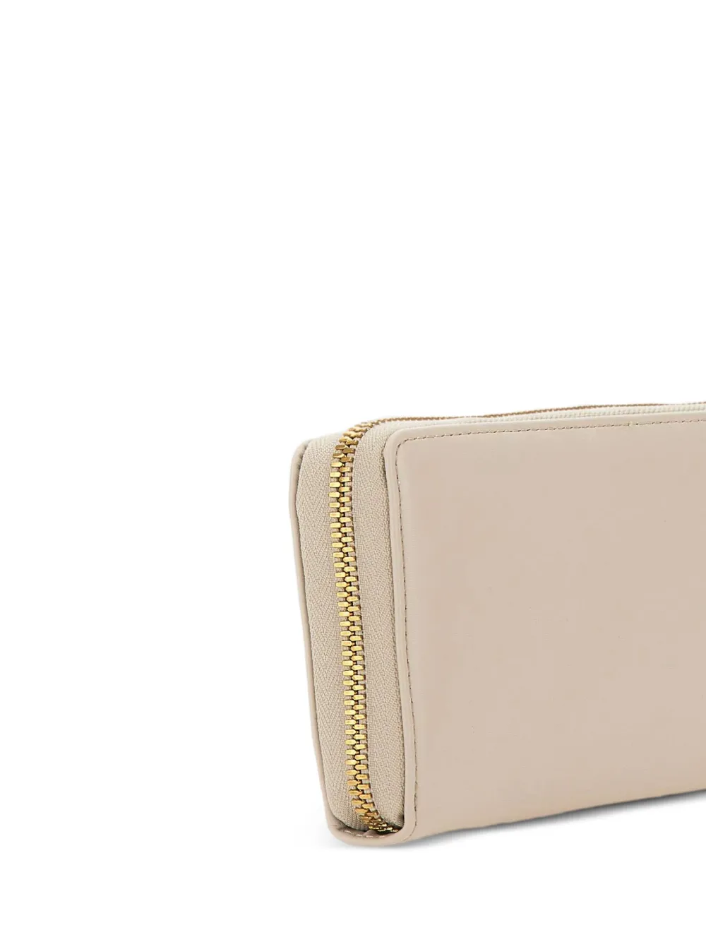 GIANNI CHIARINI Leren portemonnee met logoprint Beige