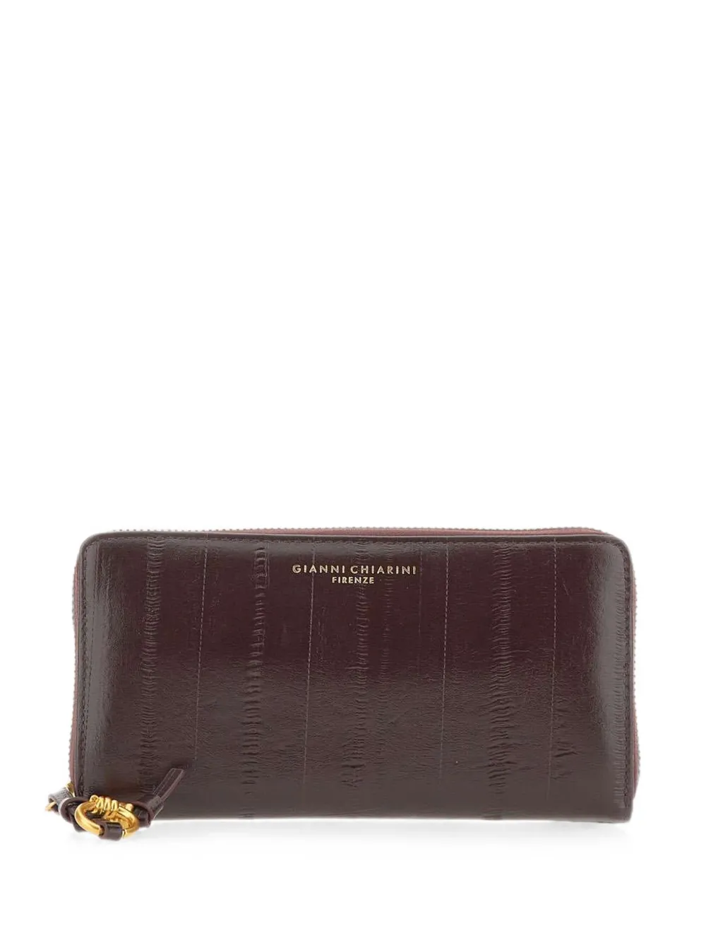 GIANNI CHIARINI Eel leather wallet - Braun