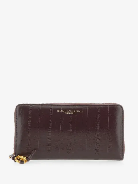 GIANNI CHIARINI Eel leather wallet