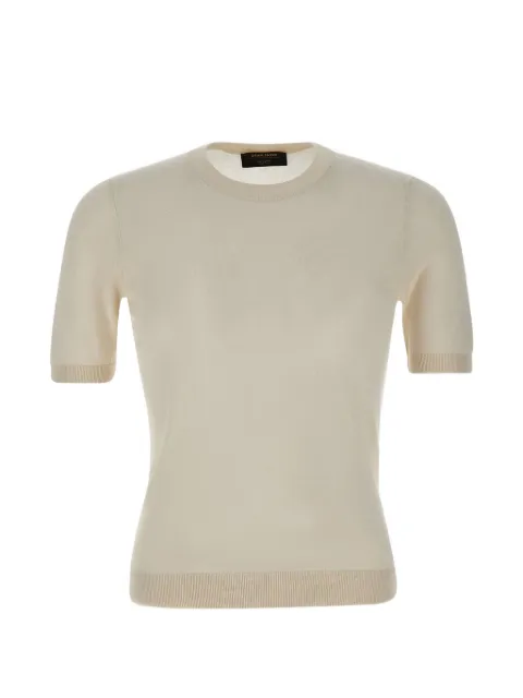 Gran Sasso short-sleeve silk T-shirt
