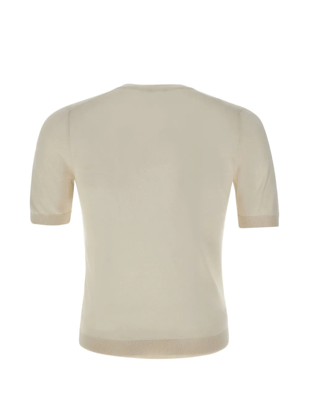 Gran Sasso Zijden T-shirt Beige