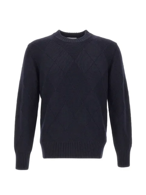 Kangra diamond-knit virgin-wool sweater