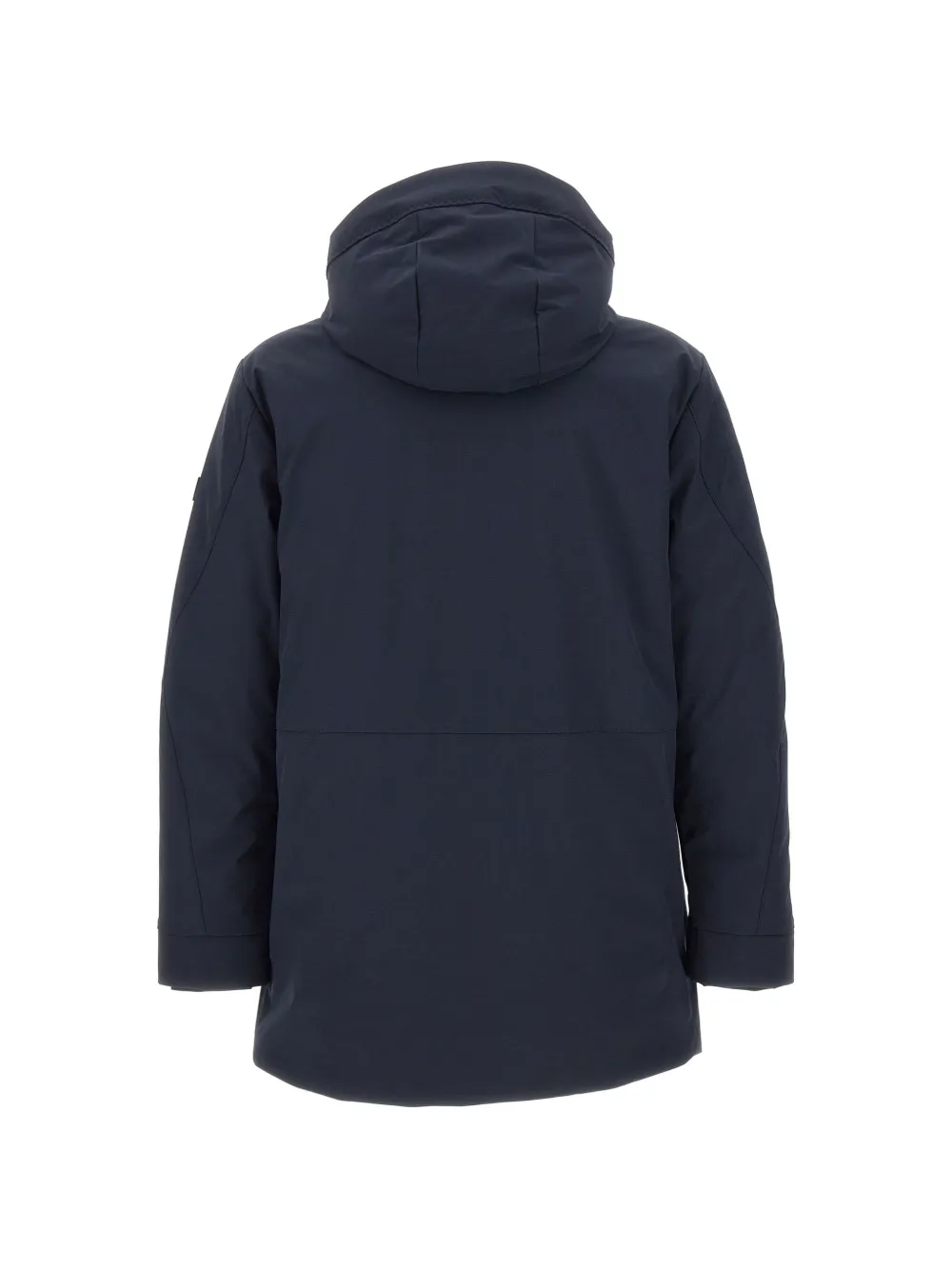 Peuterey Parka met logopatch Blauw