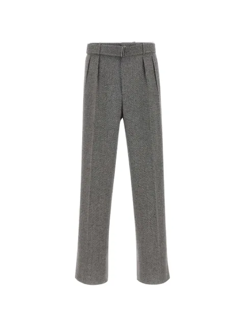 Tagliatore herringbone-pattern tailored trousers