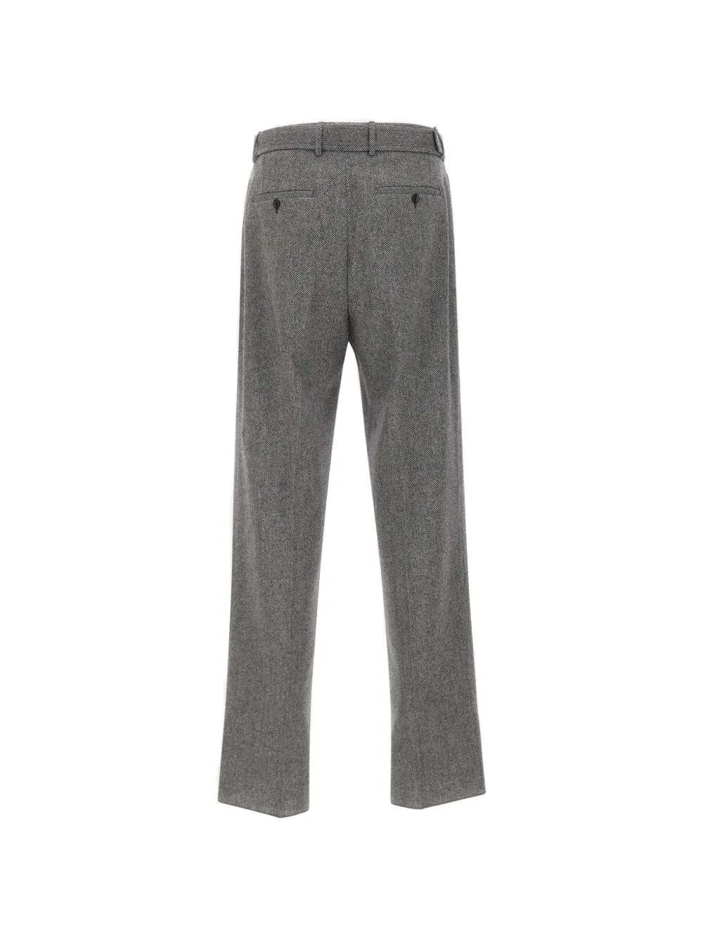 Tagliatore Pantalon met visgraat patroon Grijs