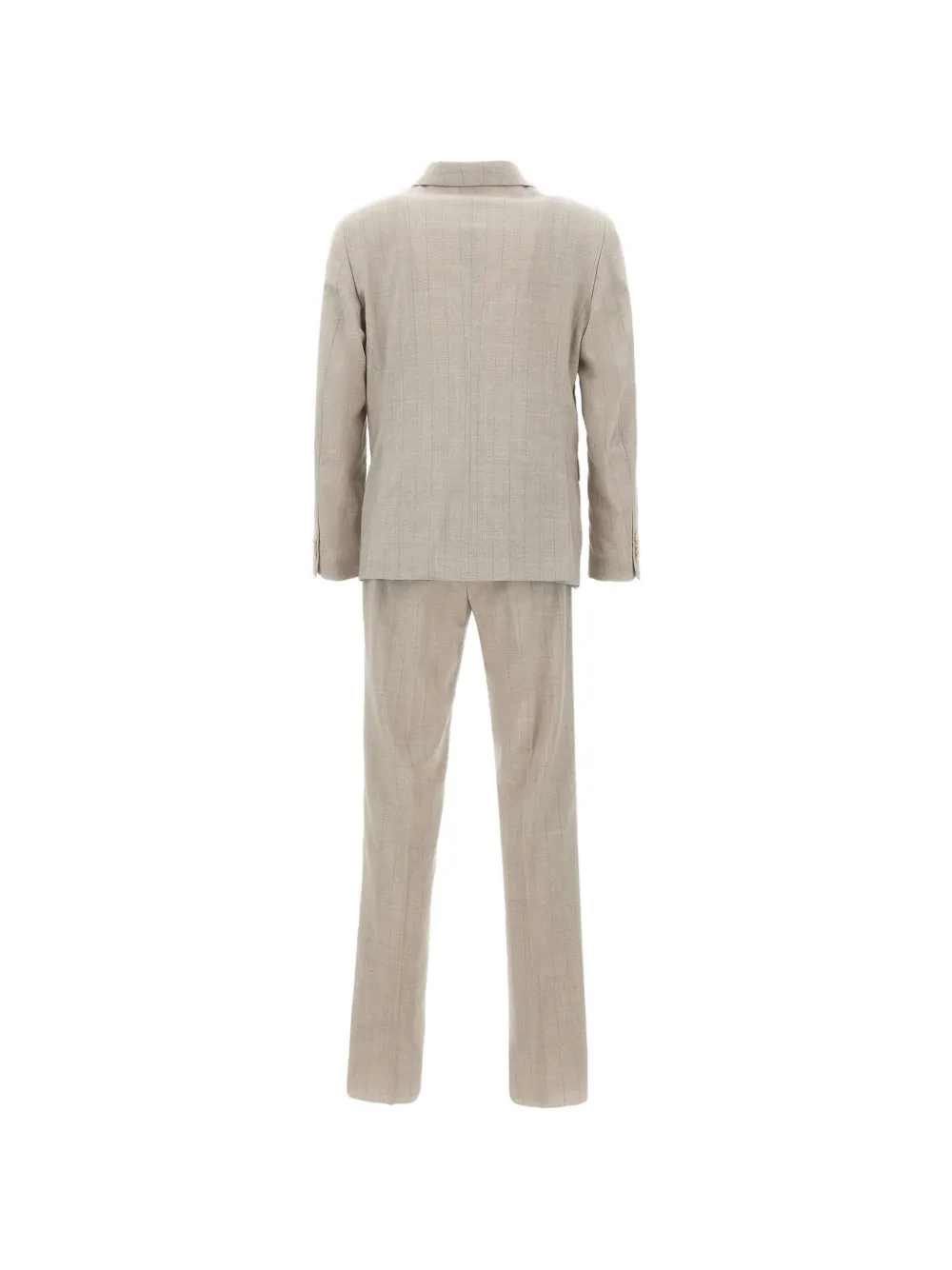 Manuel Ritz Pak met dubbele rij knopen en puntige revers Beige