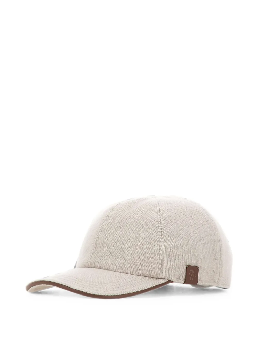 Eleventy Honkbalpet met logopatch Beige
