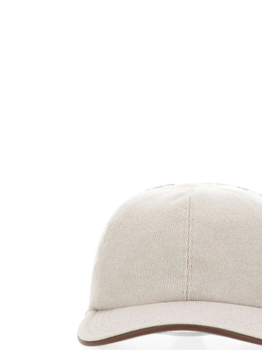 Eleventy Honkbalpet met logopatch Beige