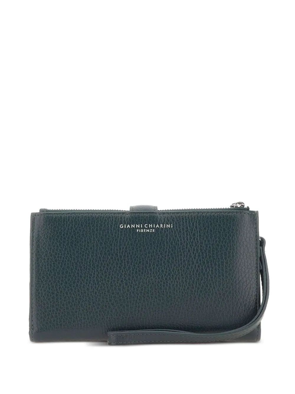 GIANNI CHIARINI Dollaro pebbled leather wallet - Verde
